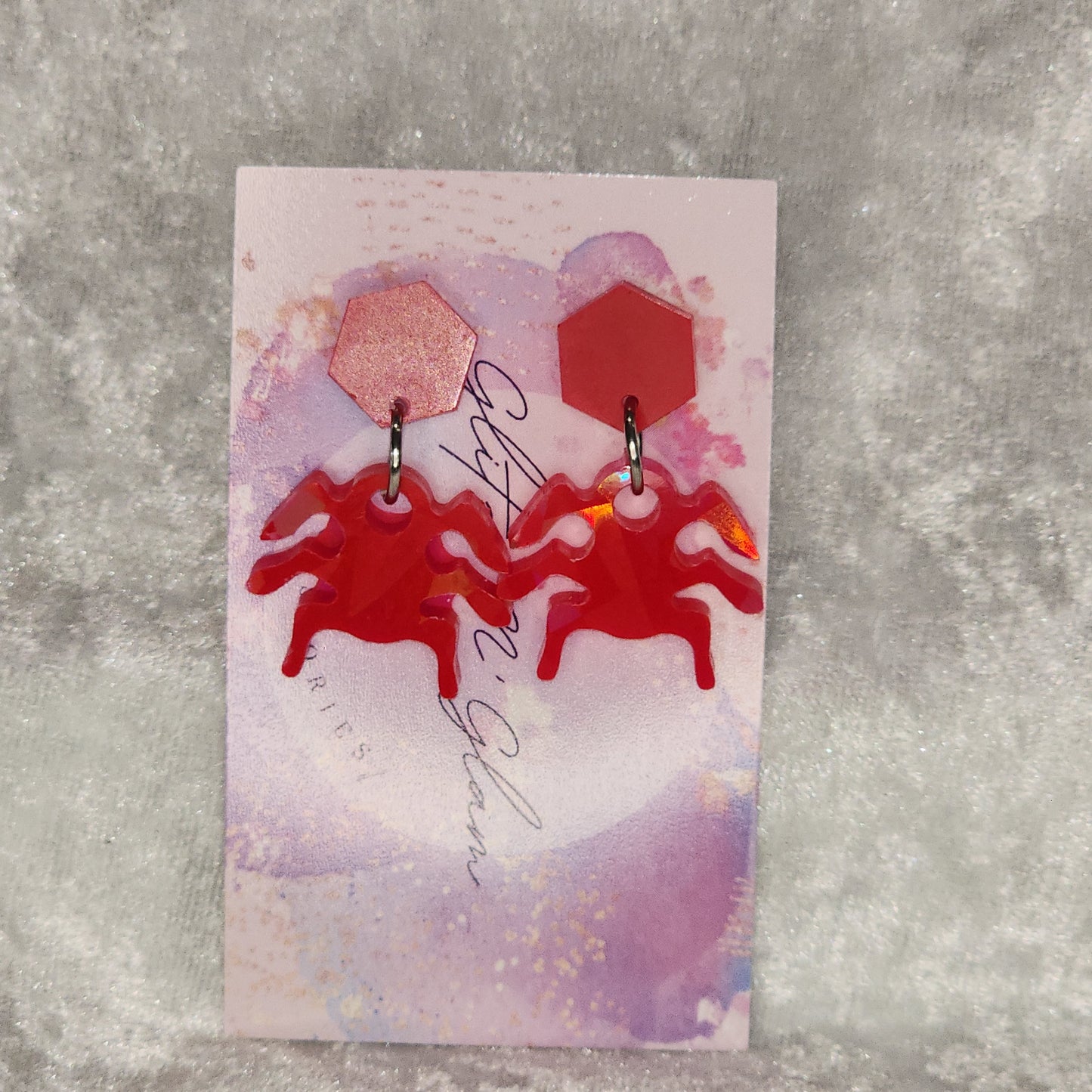 Small Spider #1 Dangle Earrings
