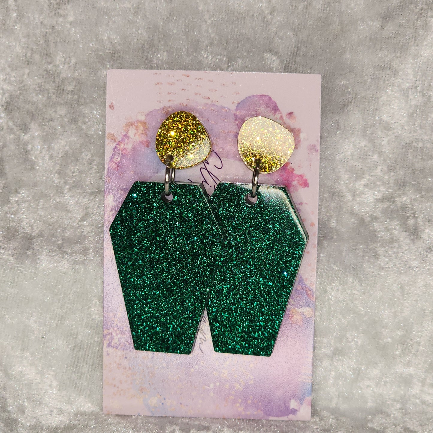 Coffin #4 Dangle Earrings