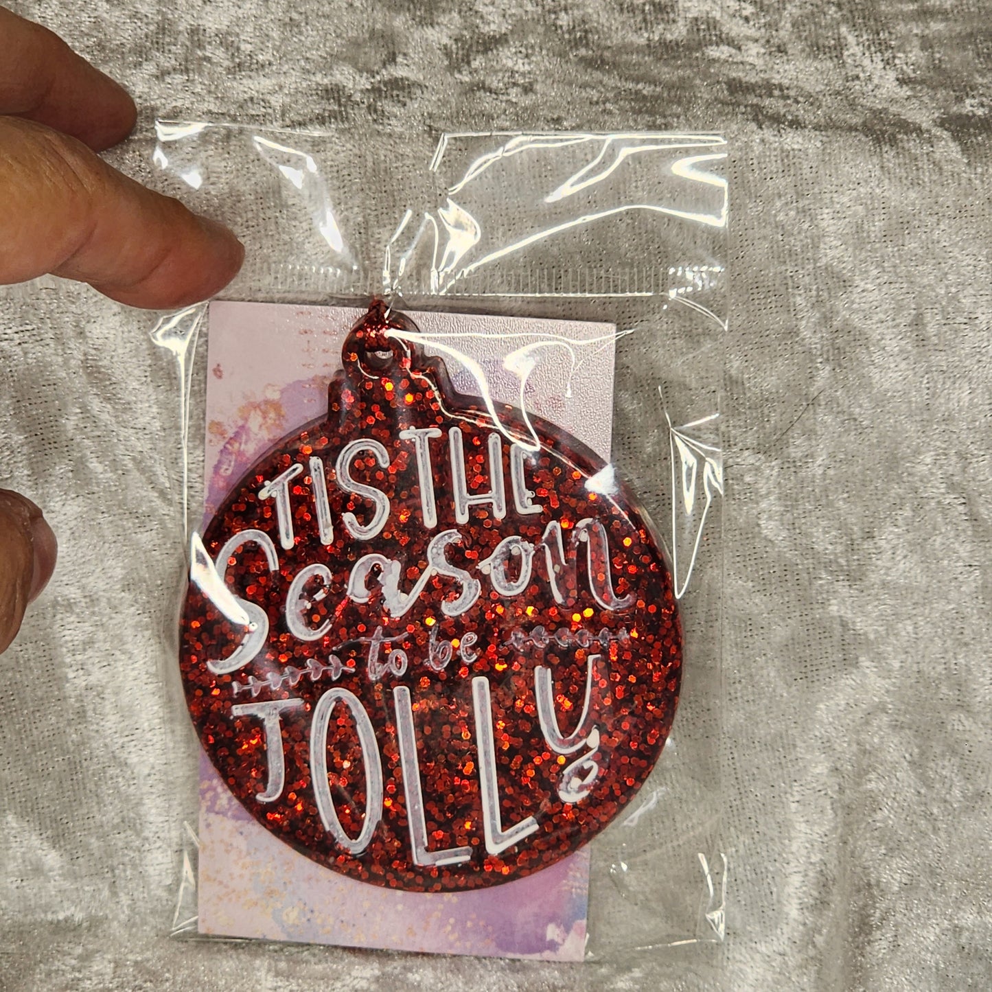 Small Bauble #42 Hanging Ornament