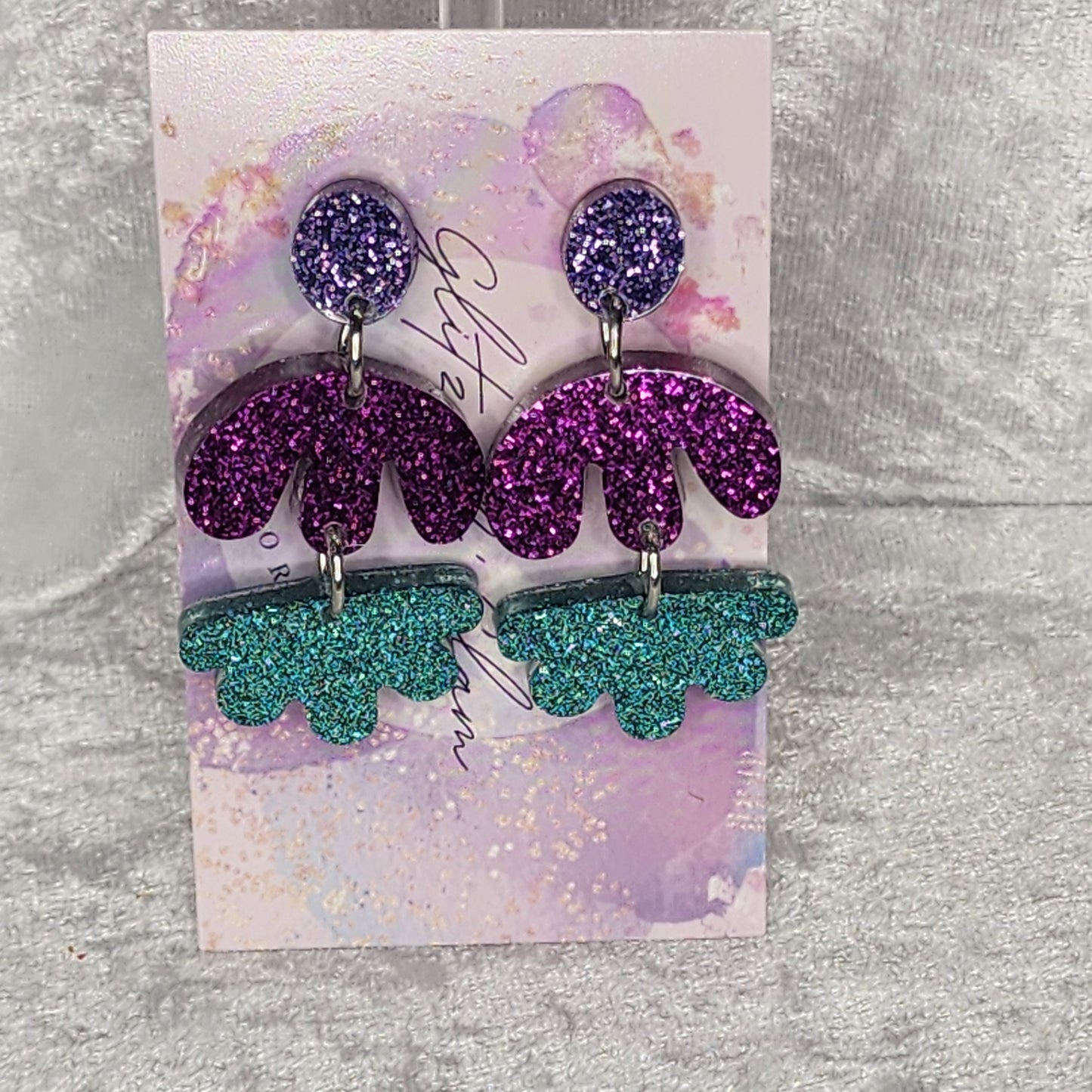 Random Shape #33 Dangle Earrings