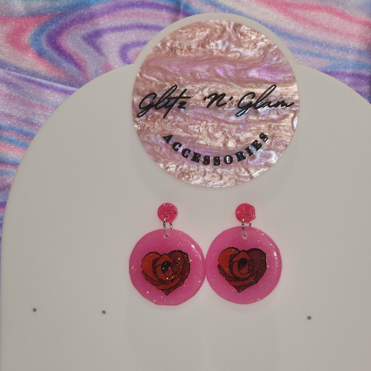 Circle #3 Dangle Earrings