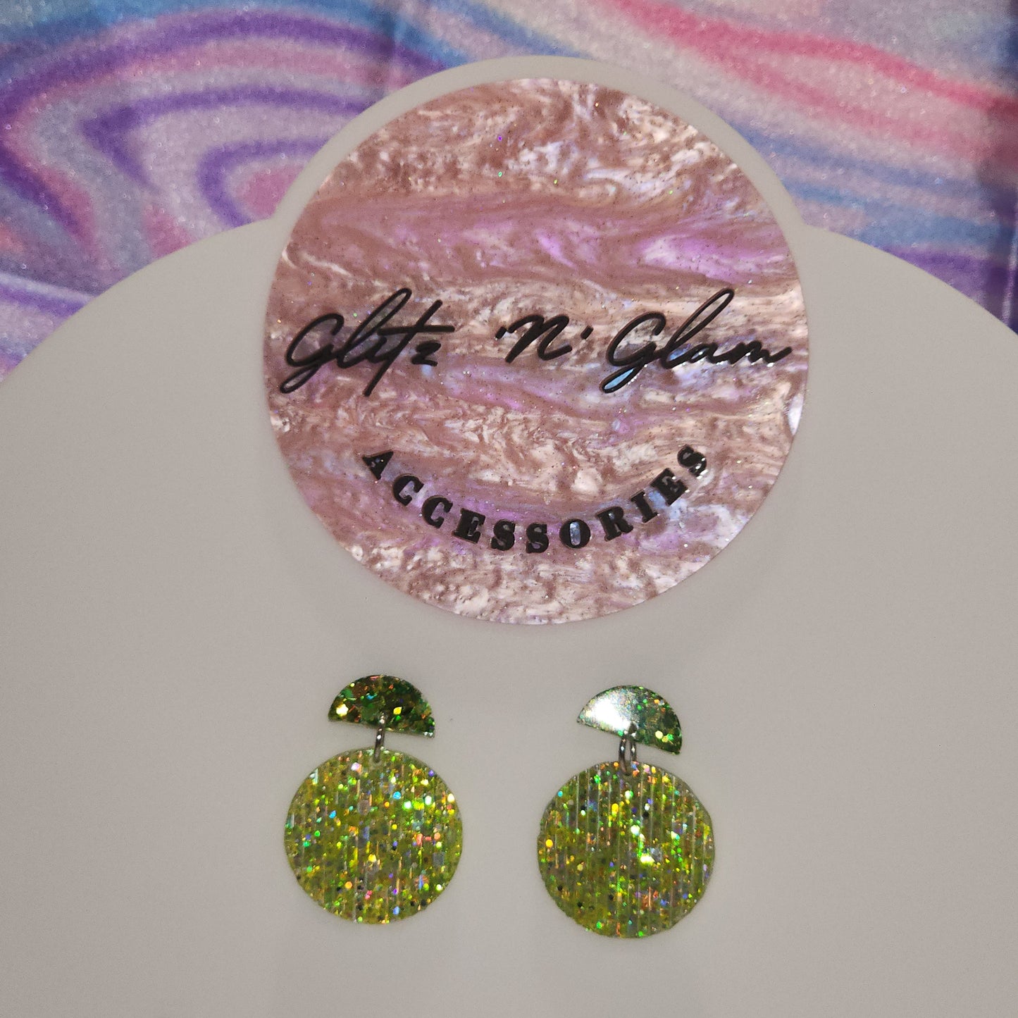 Circle #2 Dangle Earrings