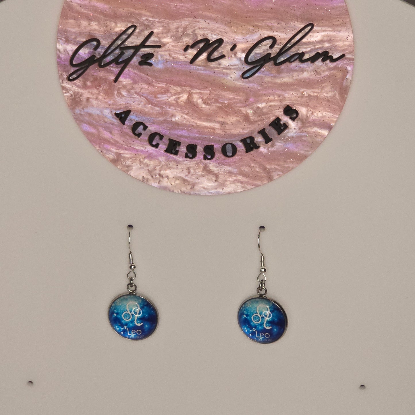 Star Sign Leo Earrings #2