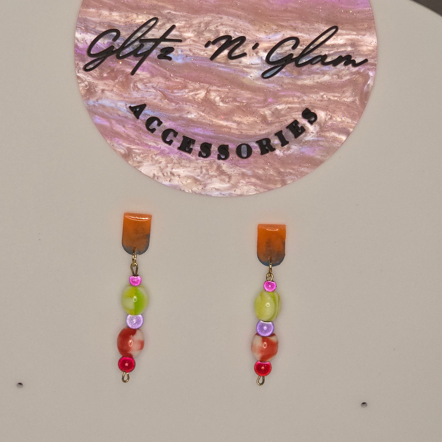 Beaded Dangle #72 Earrings