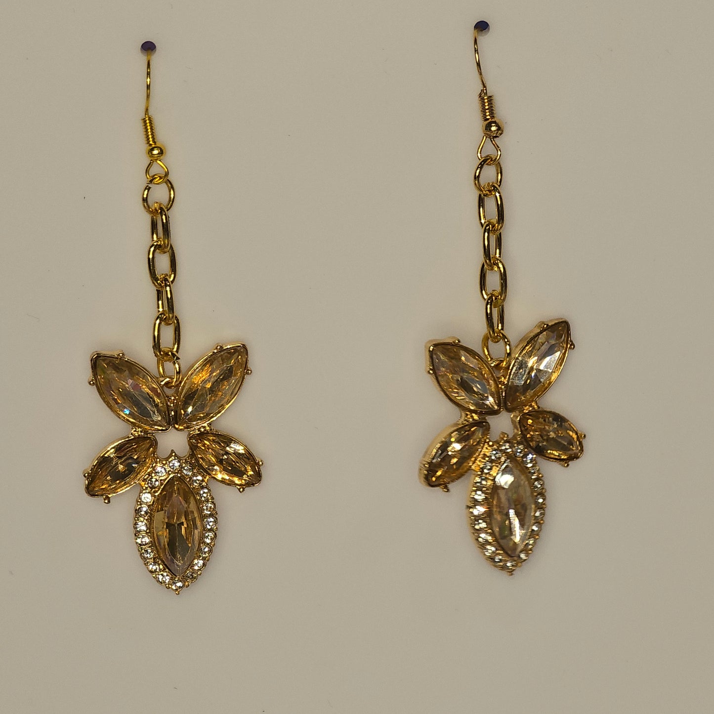 Gold Charm Dangle #07 Earrings