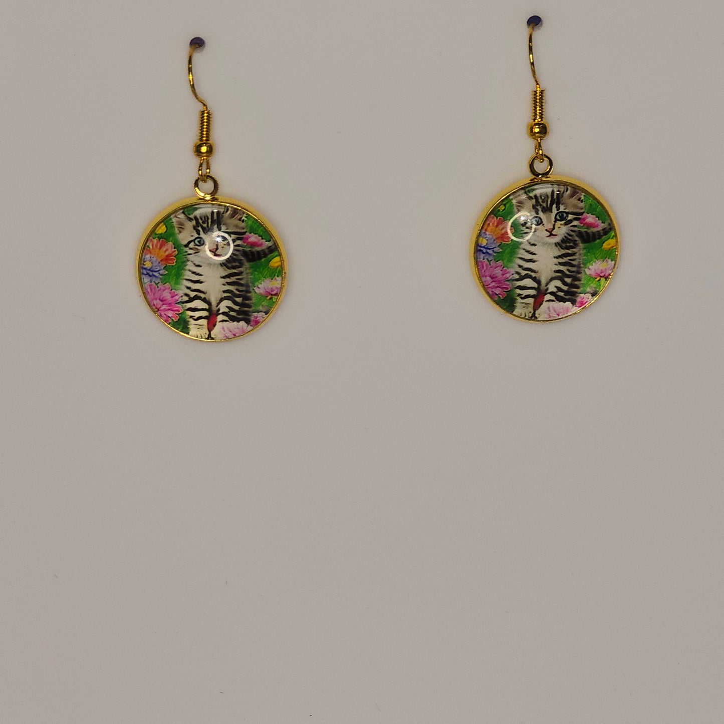 Gold Charm Dangle #06 Earrings