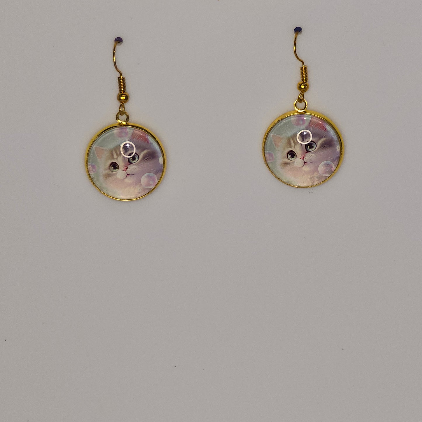 Gold Charm Dangle #04 Earrings
