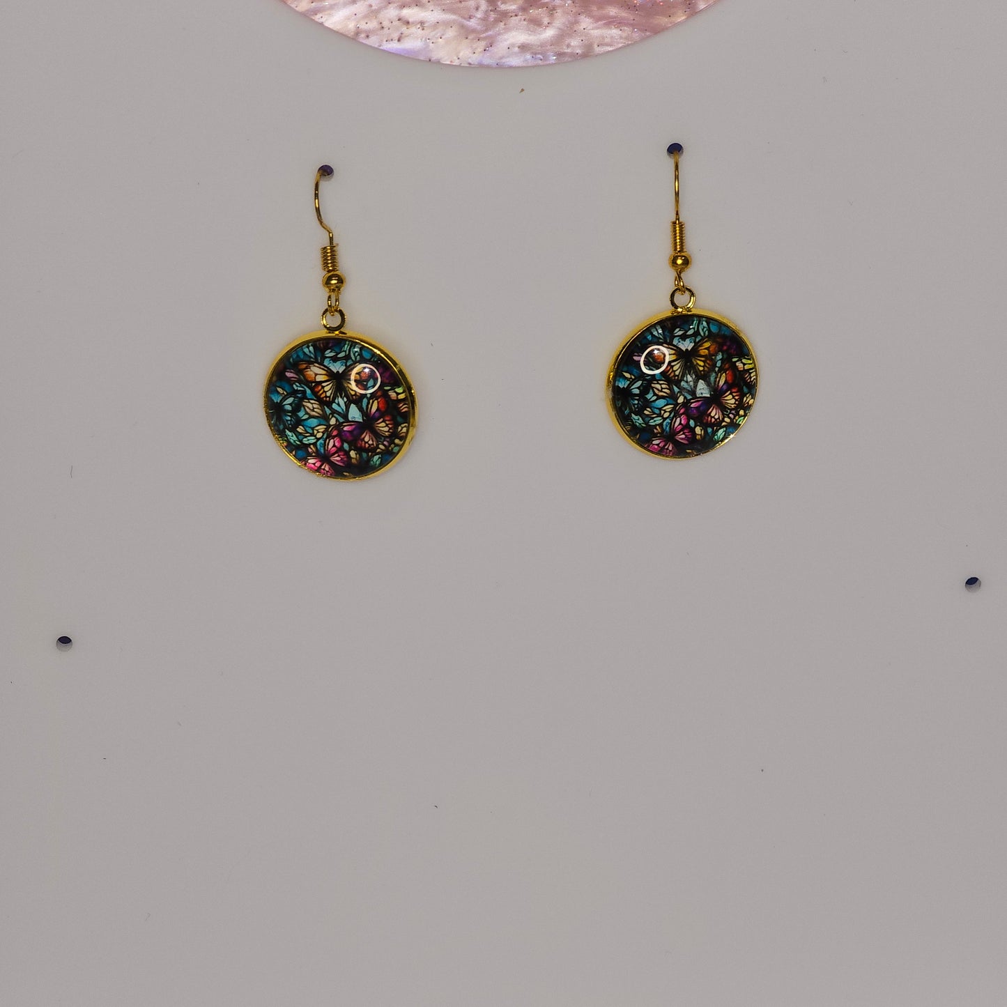 Gold Charm Dangle #03 Earrings