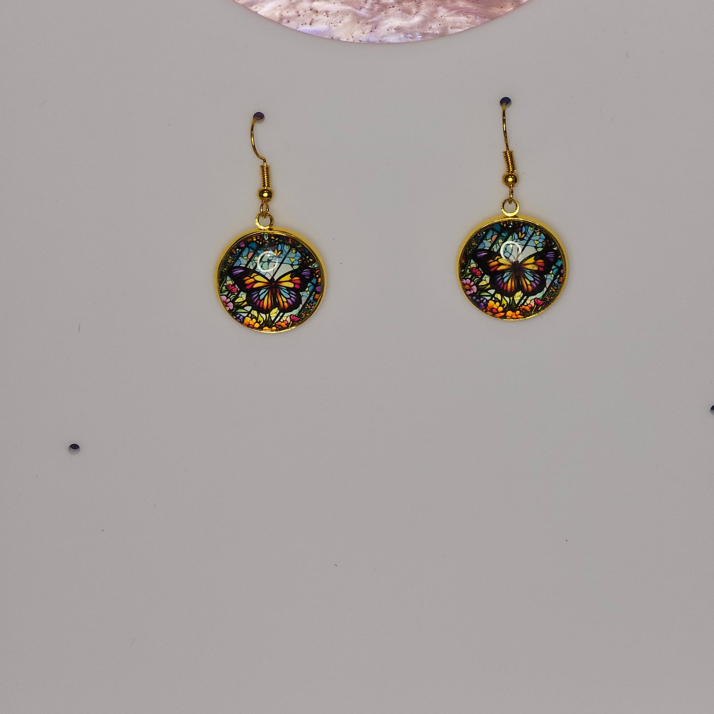 Gold Charm Dangle #02 Earrings