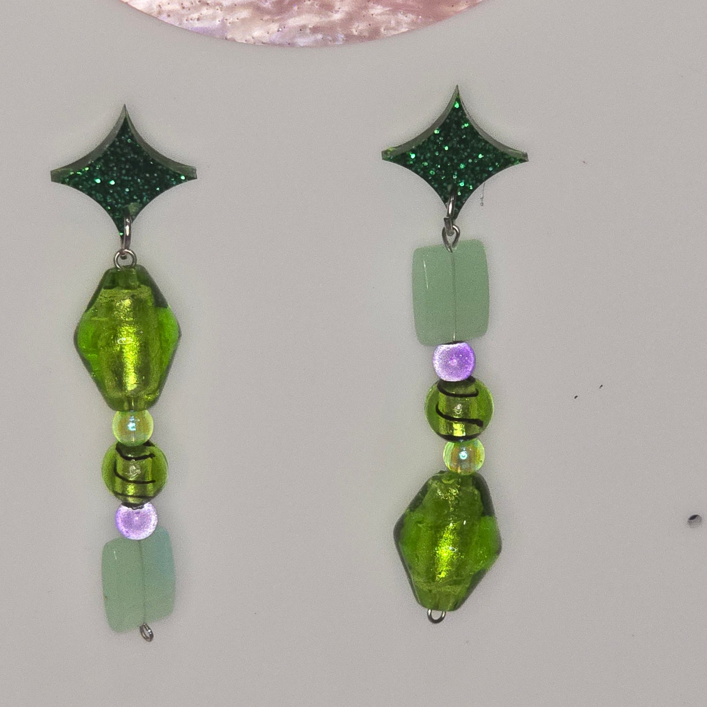 Beaded Dangle #156 Earrings