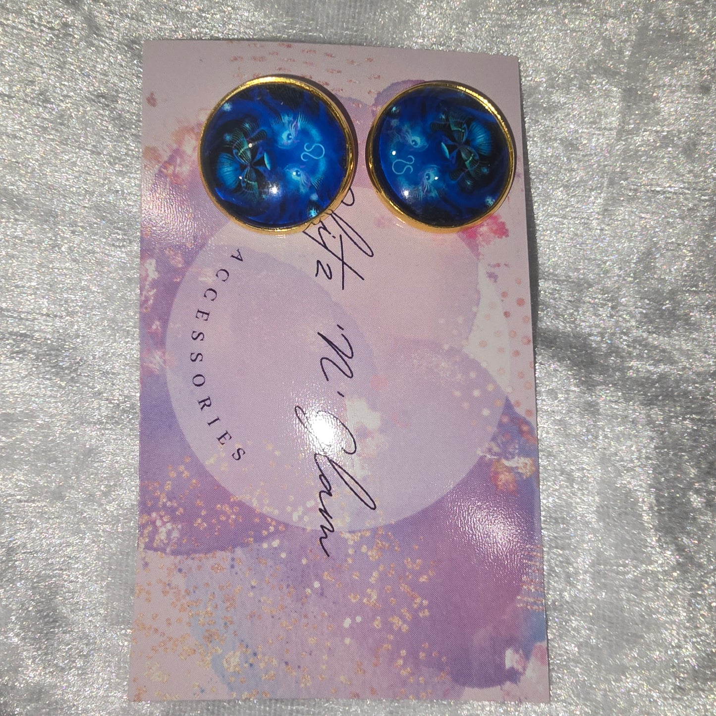 Star Sign Leo Earrings #3
