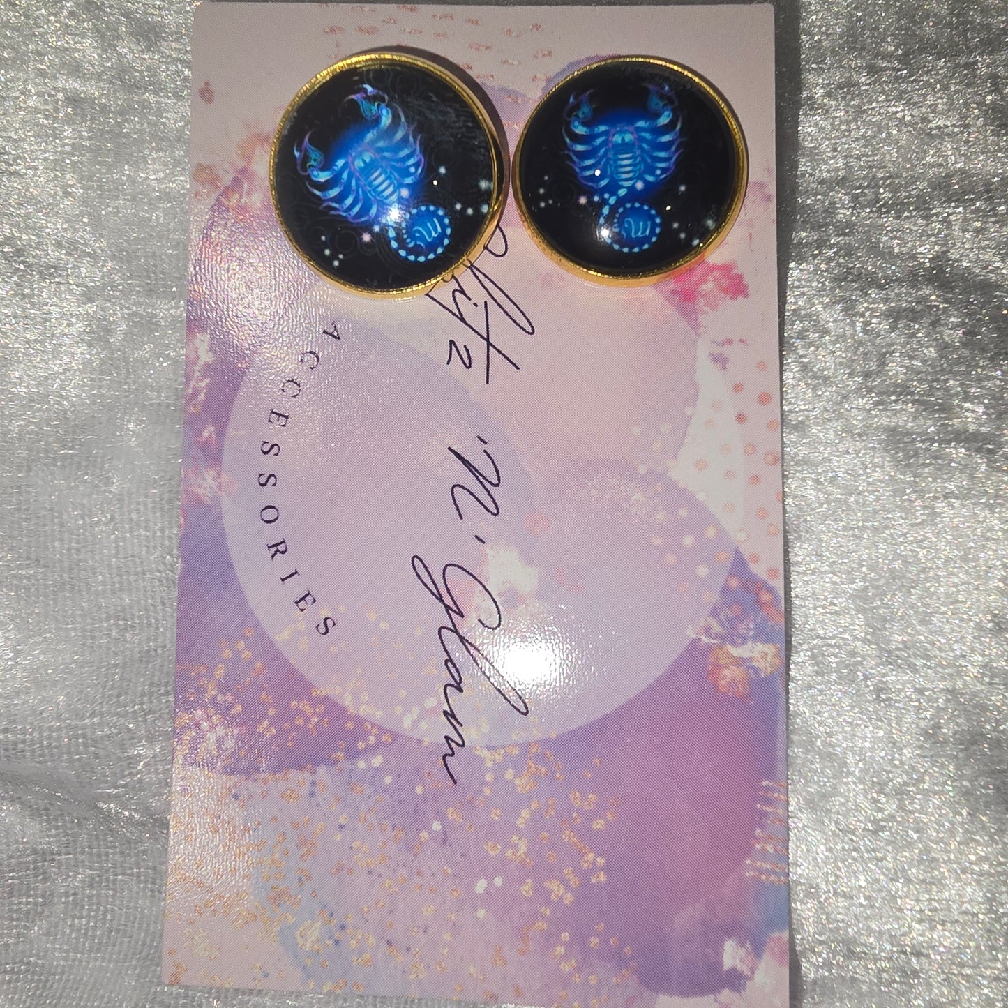 Star Sign Scorpio Earrings #3