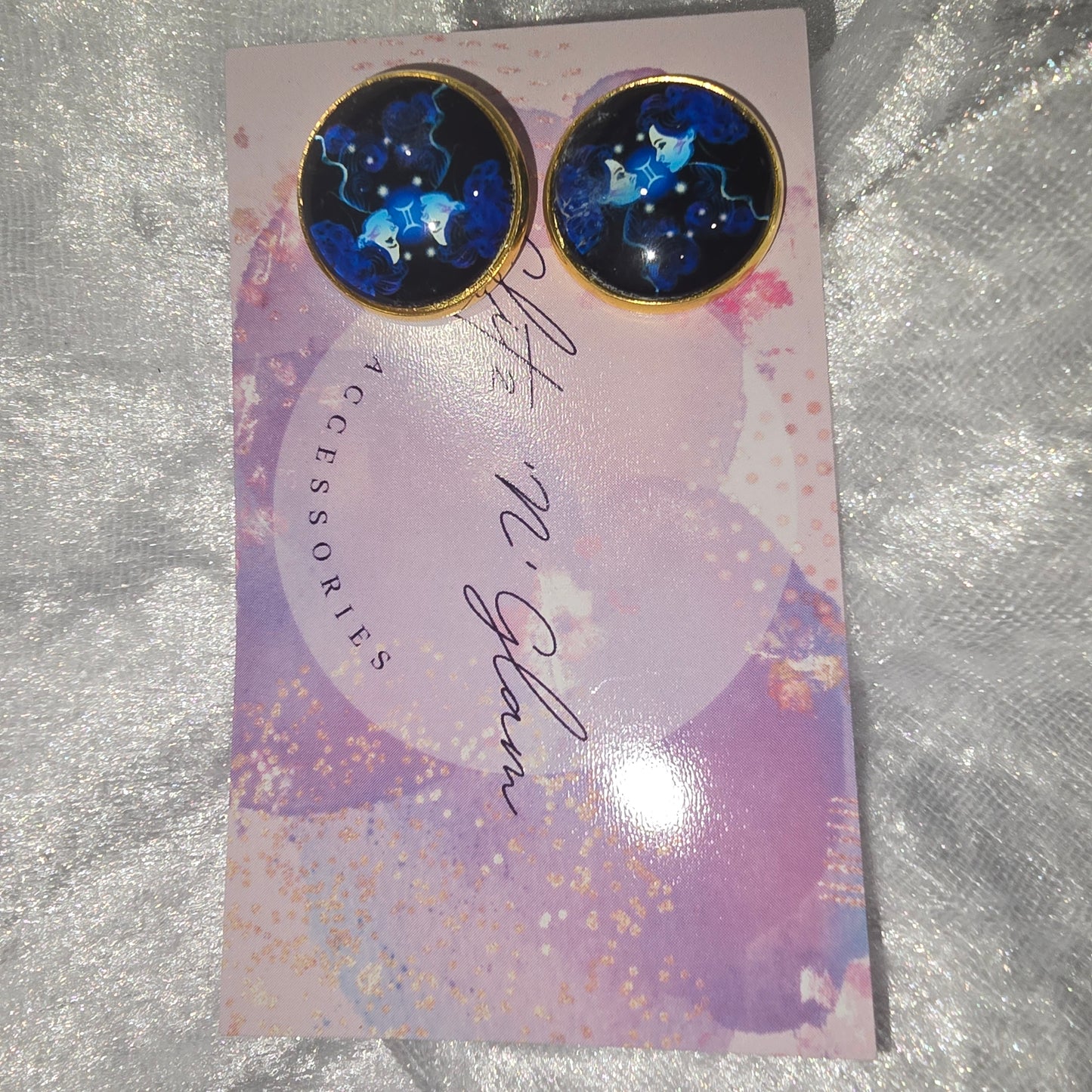 Star Sign Gemini Earrings #3