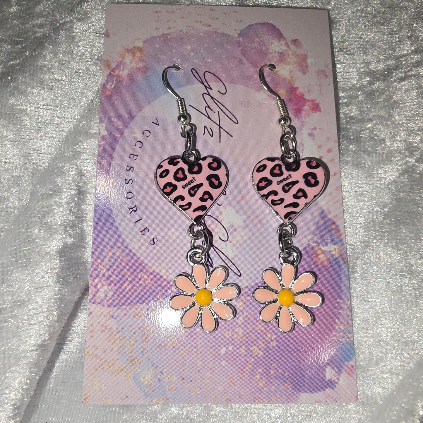 Enamel #25 Dangle Earrings
