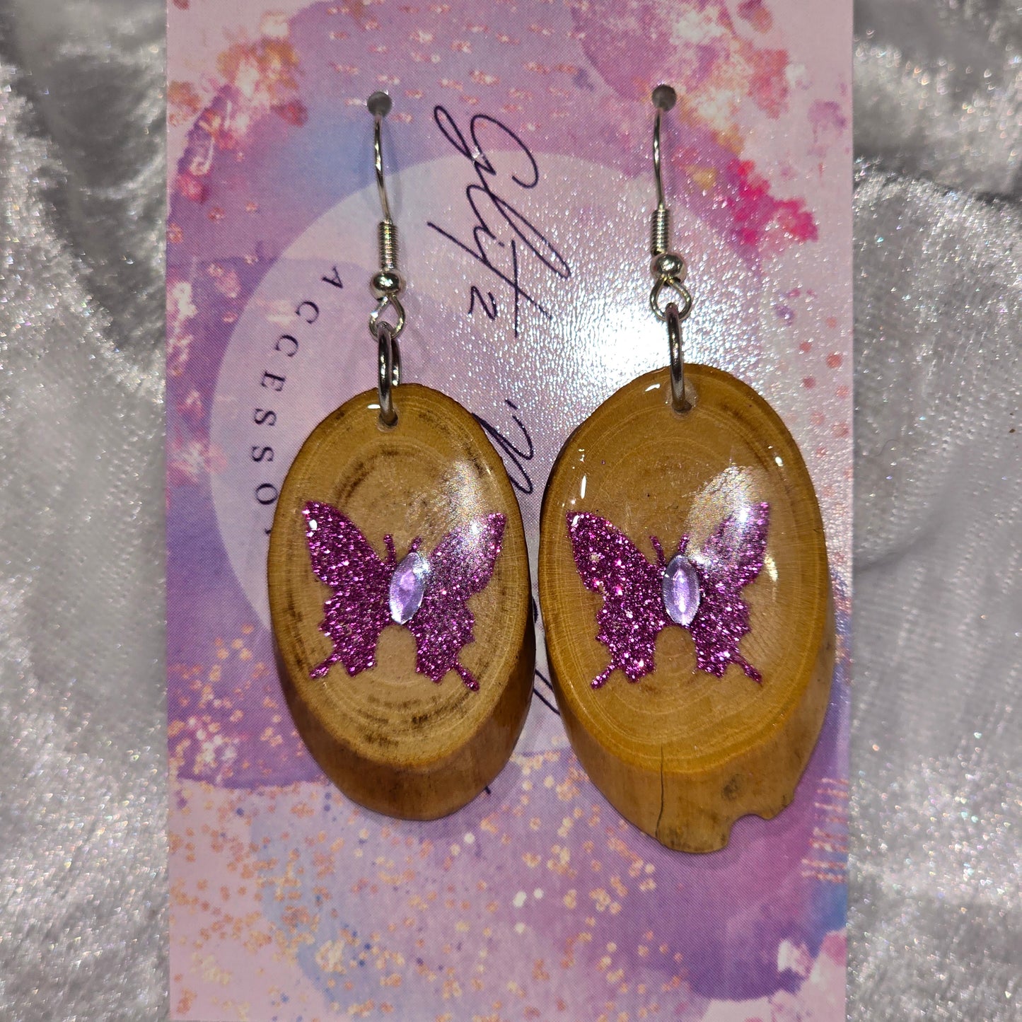 Wooden Earrings #35 Dangle Earrings