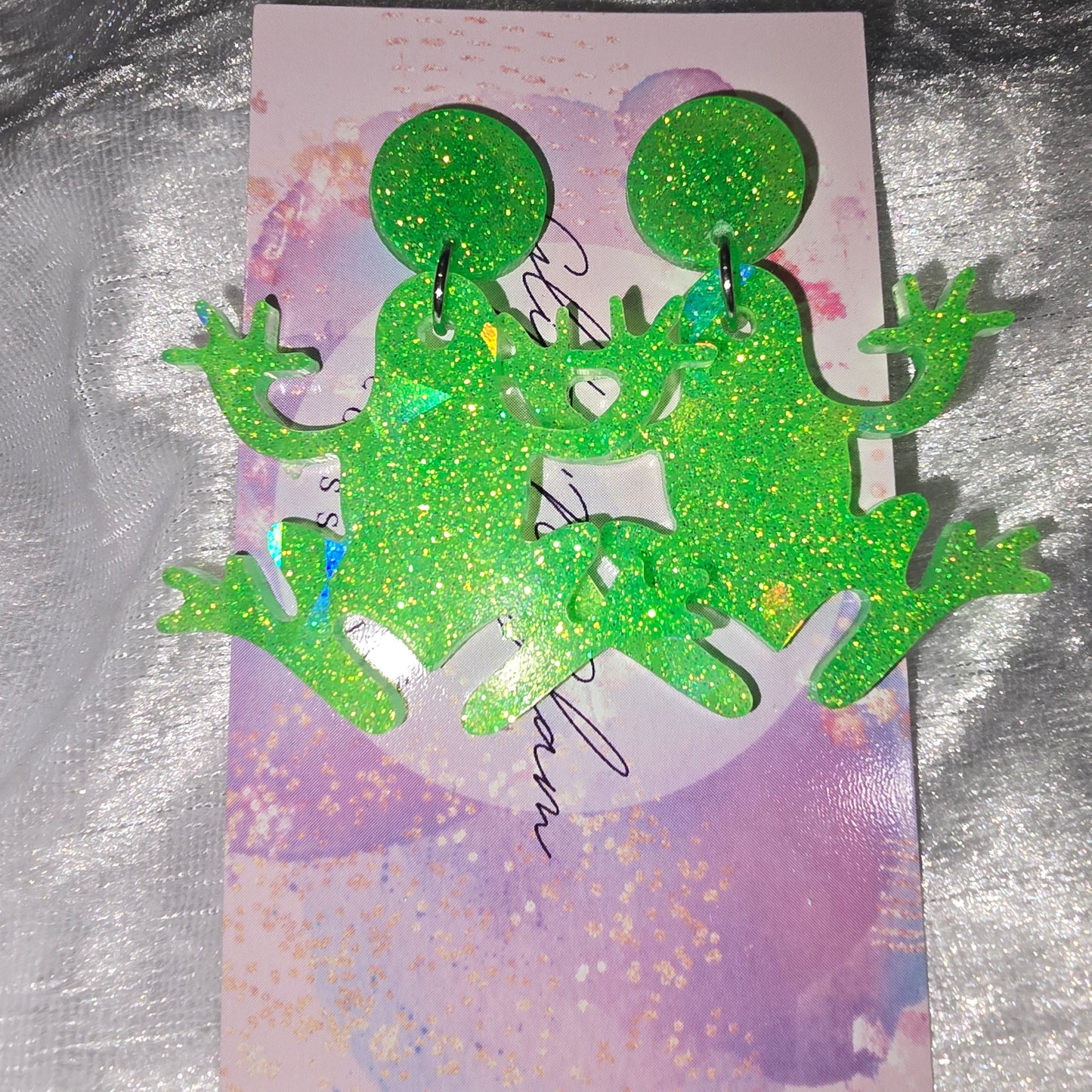 Frog Dangle #04 Earrings