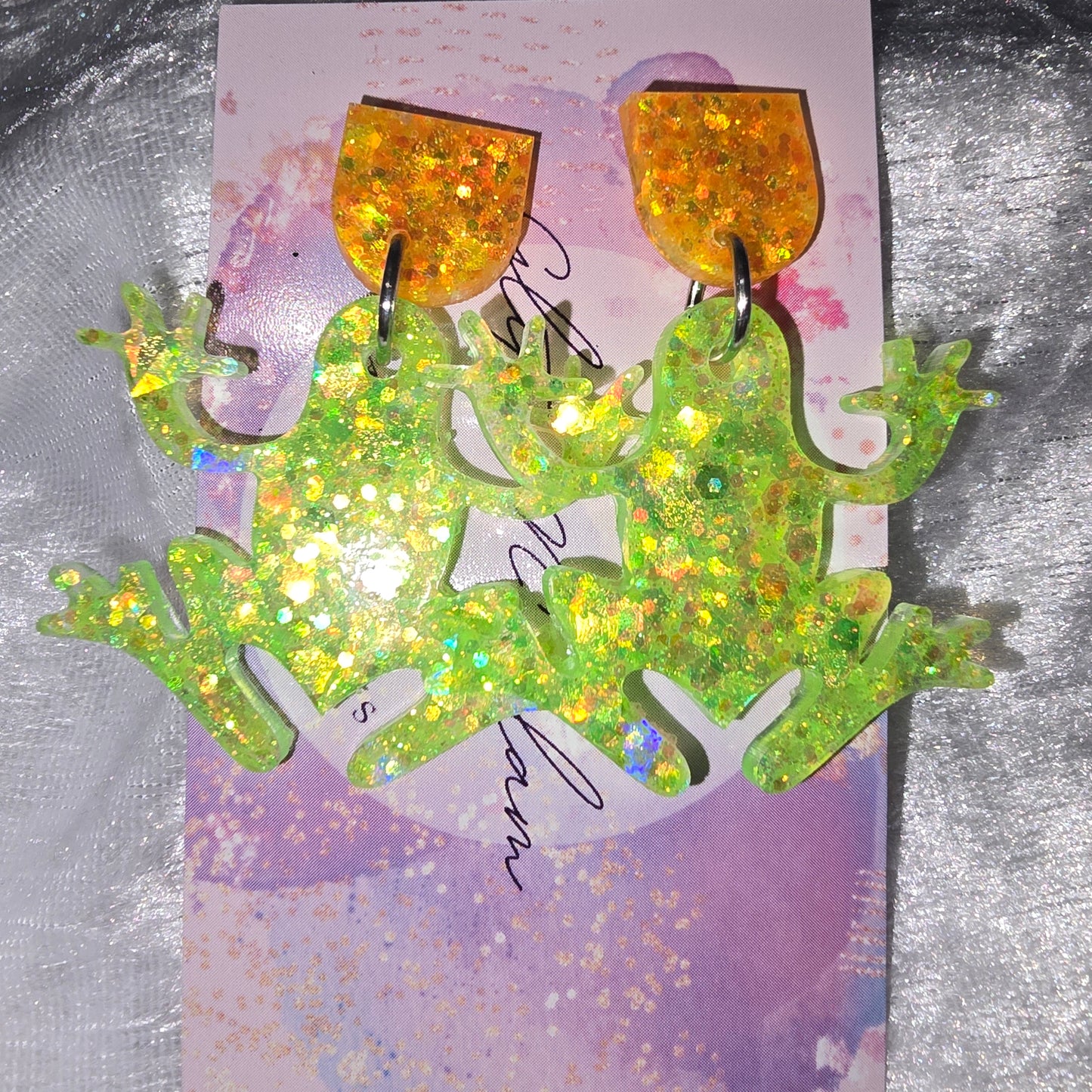 Frog Dangle #06 Earrings