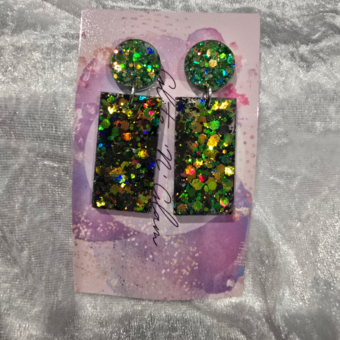 Abstract #12 Dangle Earrings