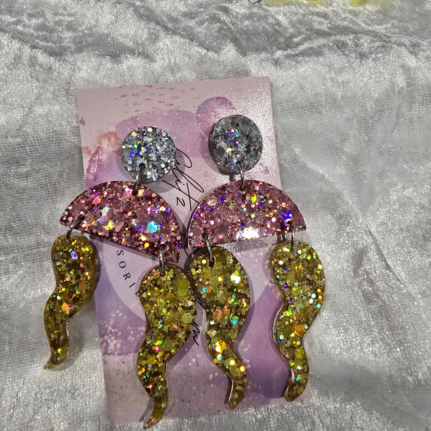 Abstract #26 Dangle Earrings