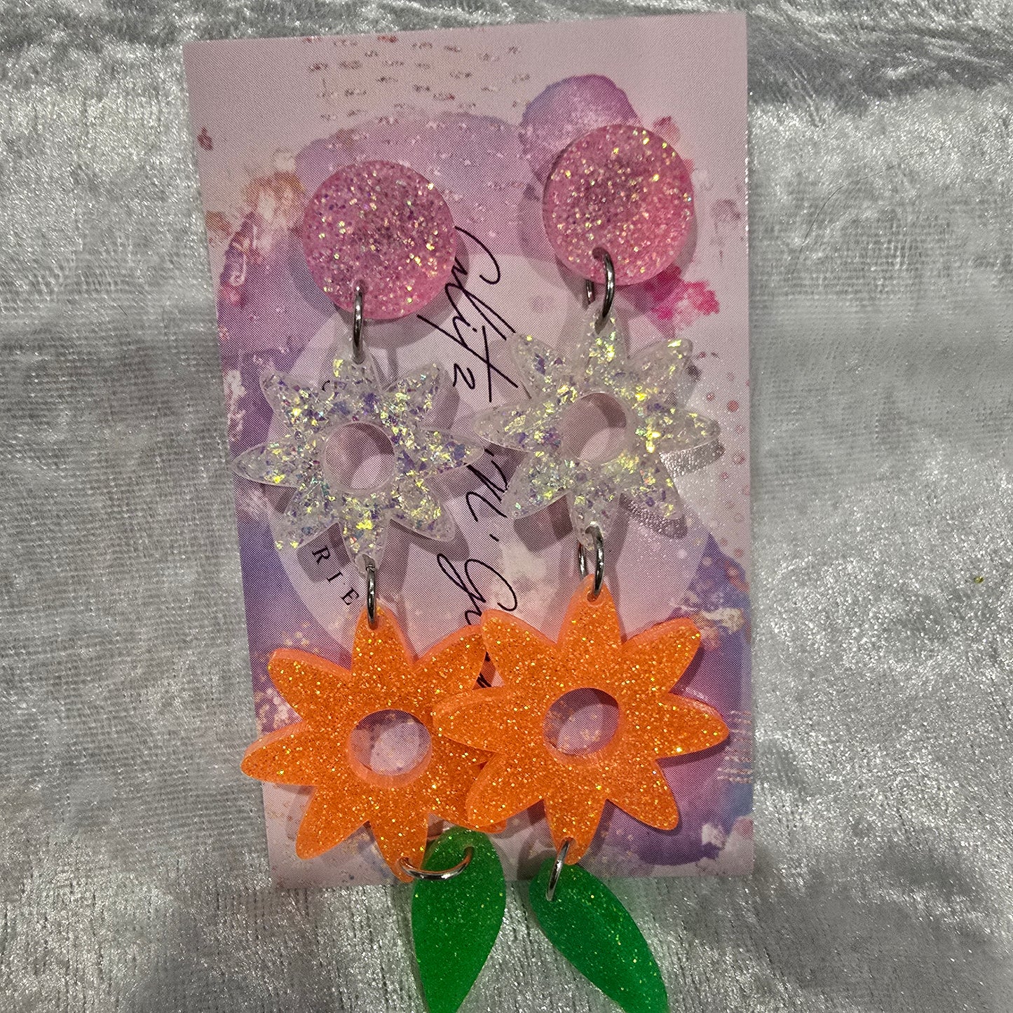 Daisy #23 Dangle Earrings