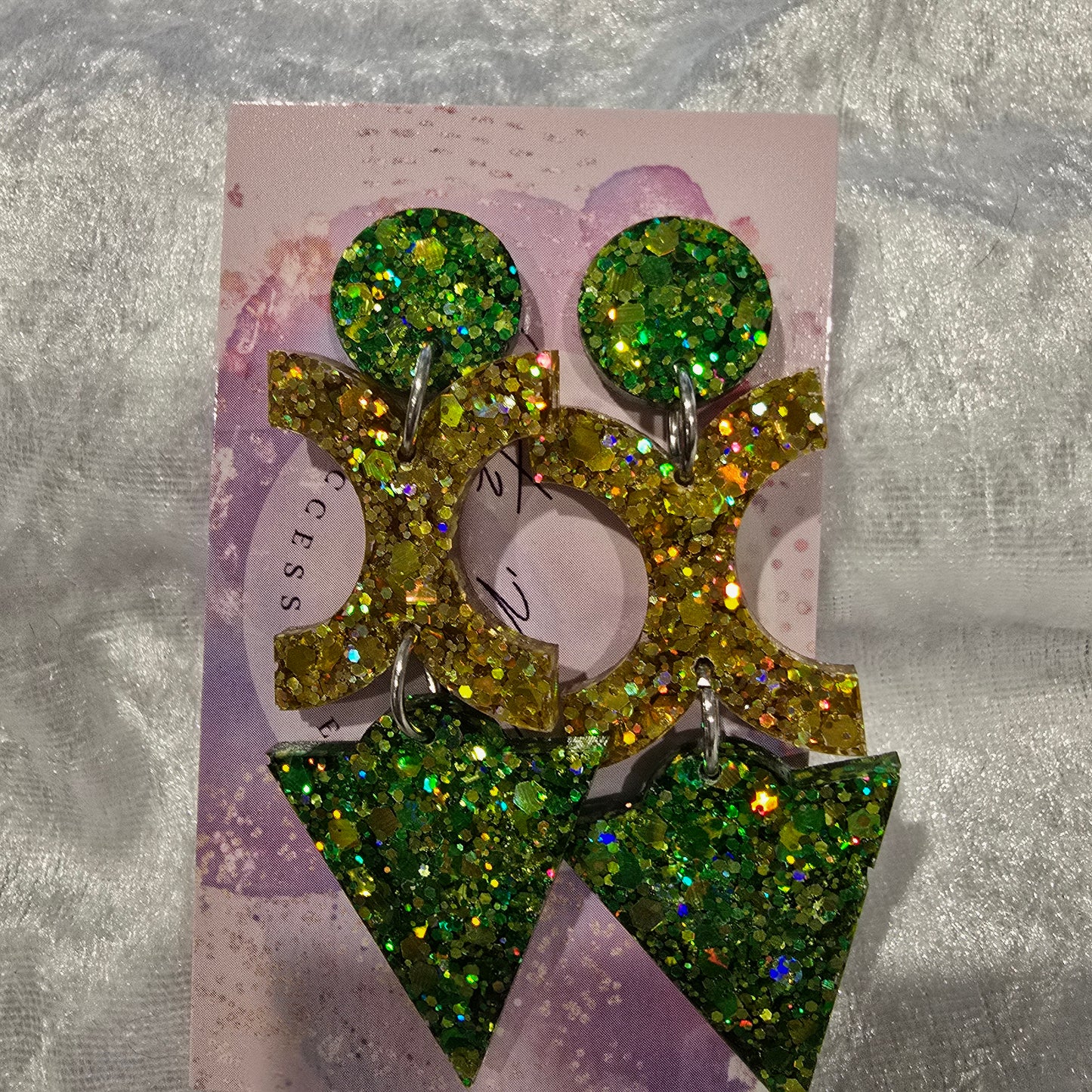 Abstract #16 Dangle Earrings