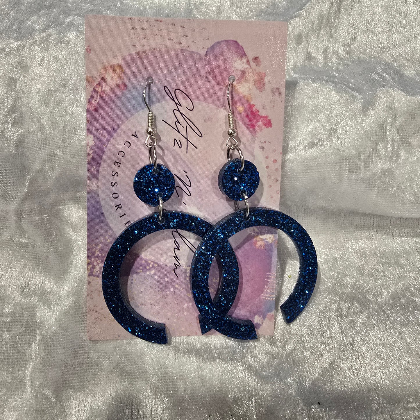 Abstract #10 Dangle Earrings