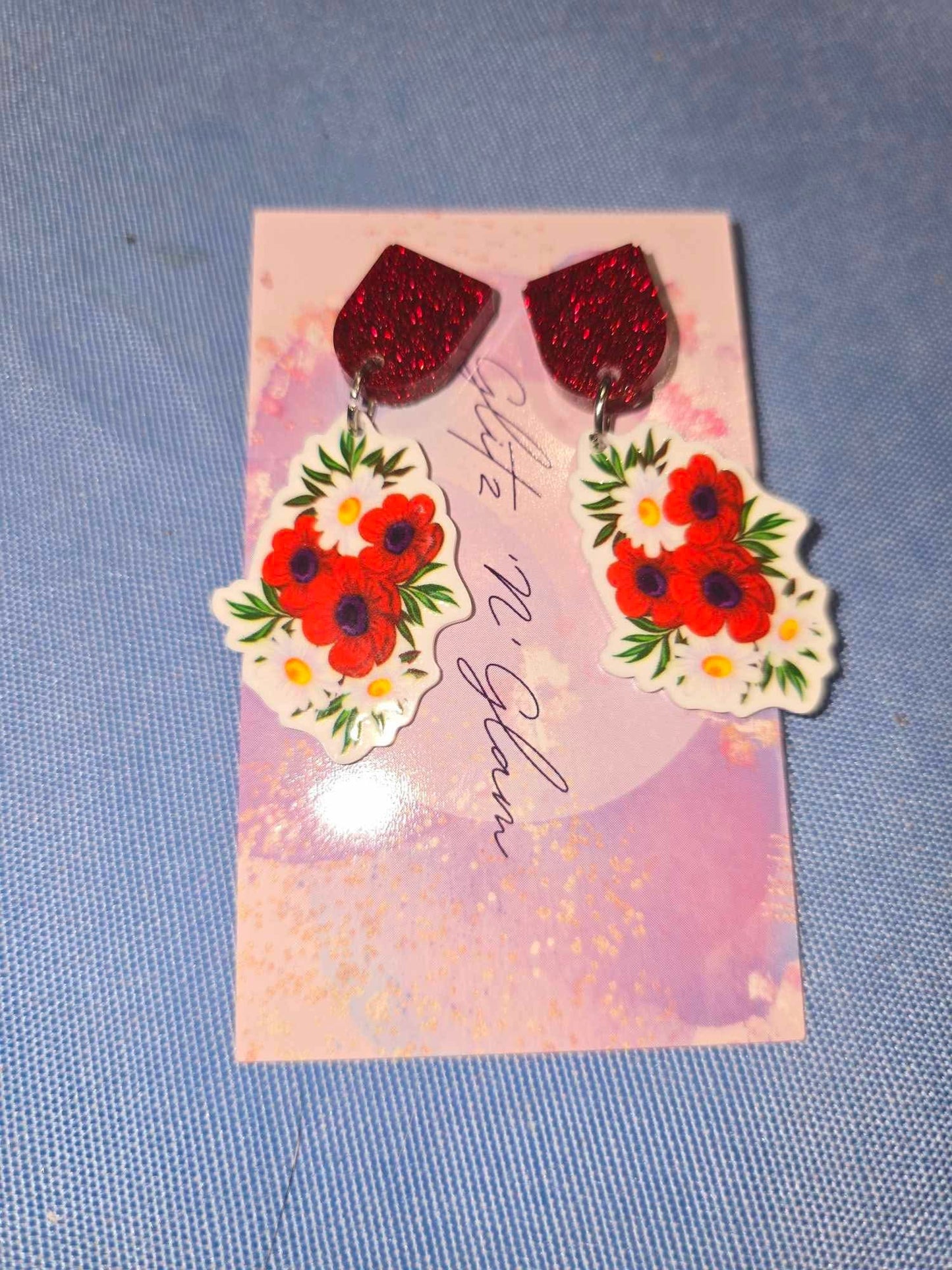 Poppy Earrings #3