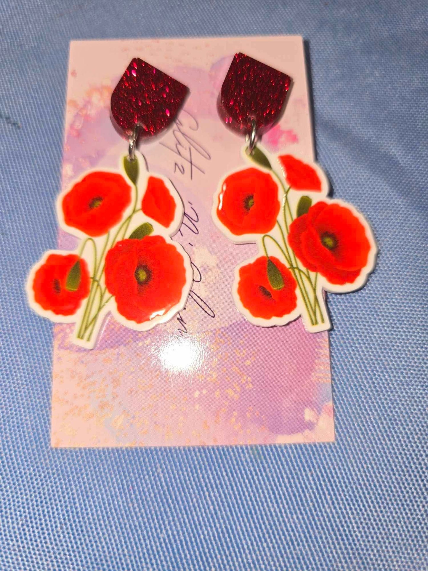 Poppy Earrings #2