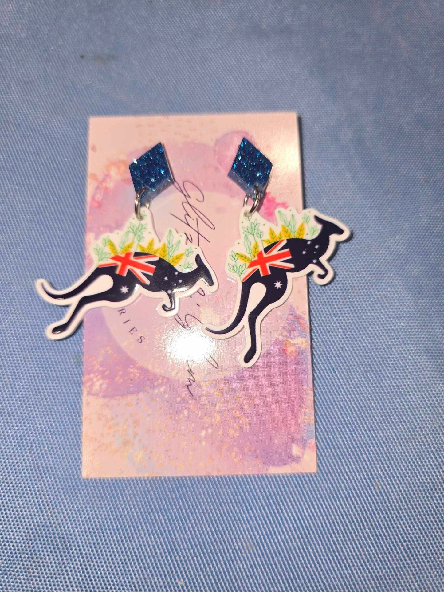 Australia Day Earrings style #7