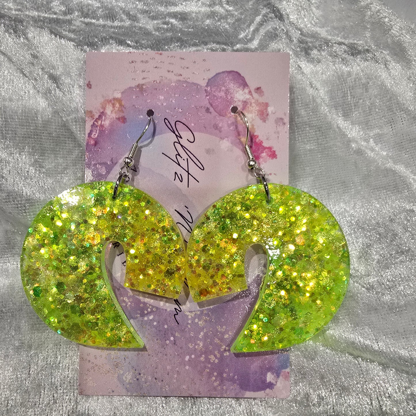 Abstract #3 Dangle Earrings