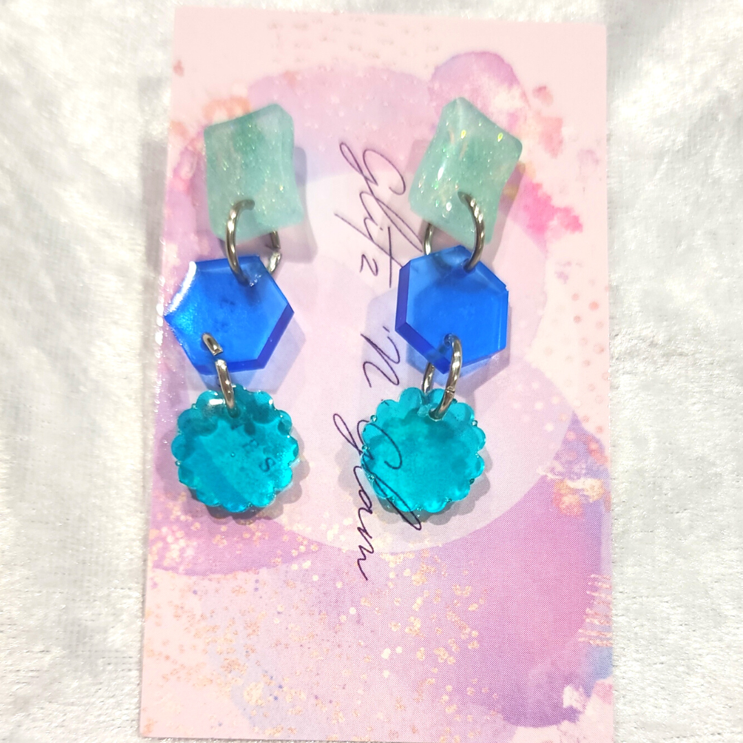 Mixed Shapes #30 Dangle Earrings