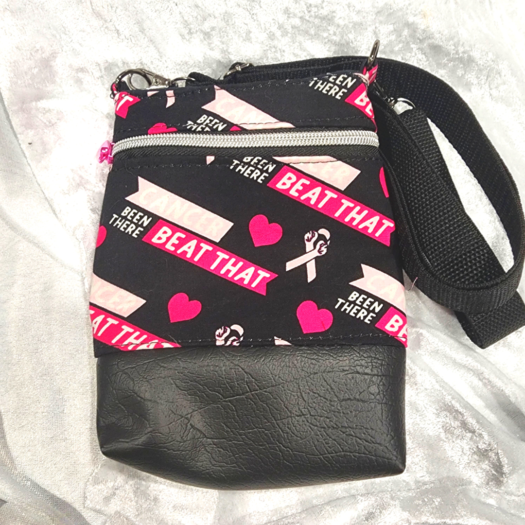 Breast Cancer Glitz Phone Bag