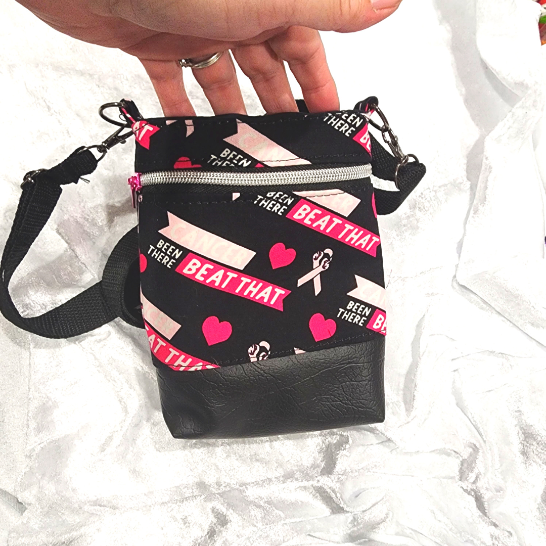 Breast Cancer Glitz Phone Bag