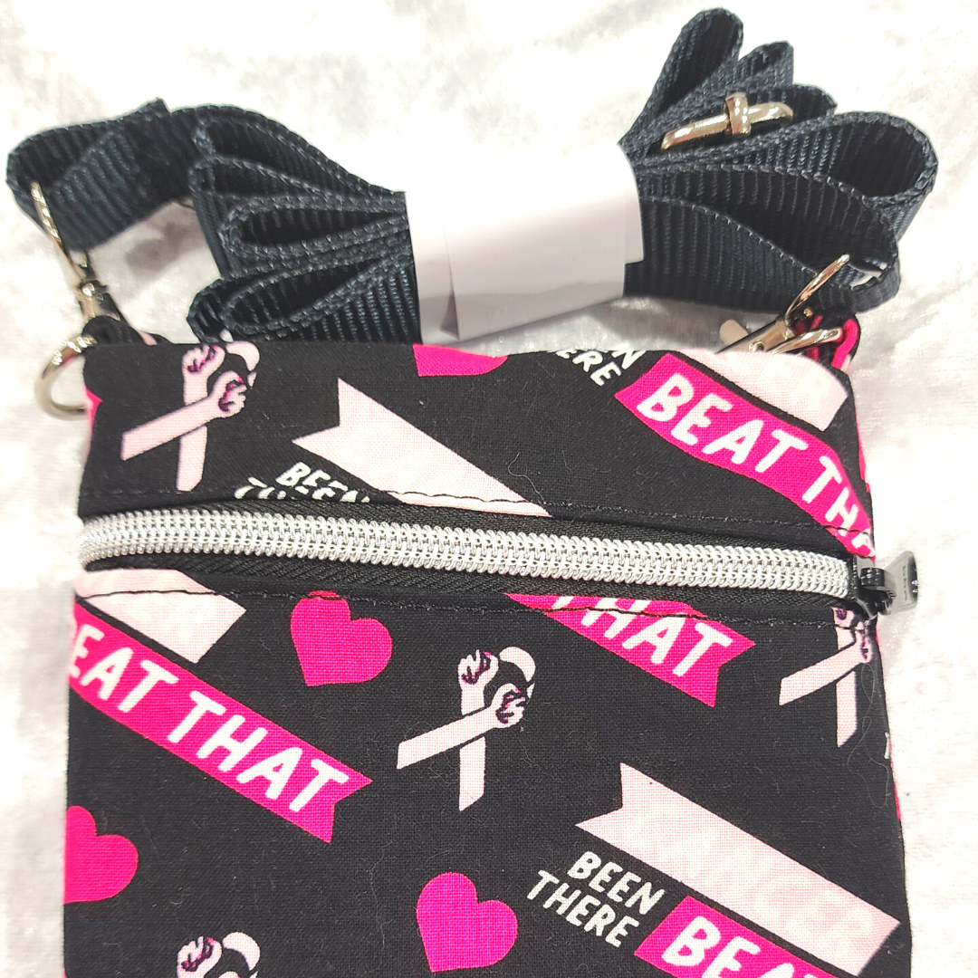 Breast Cancer Glitz Phone Bag
