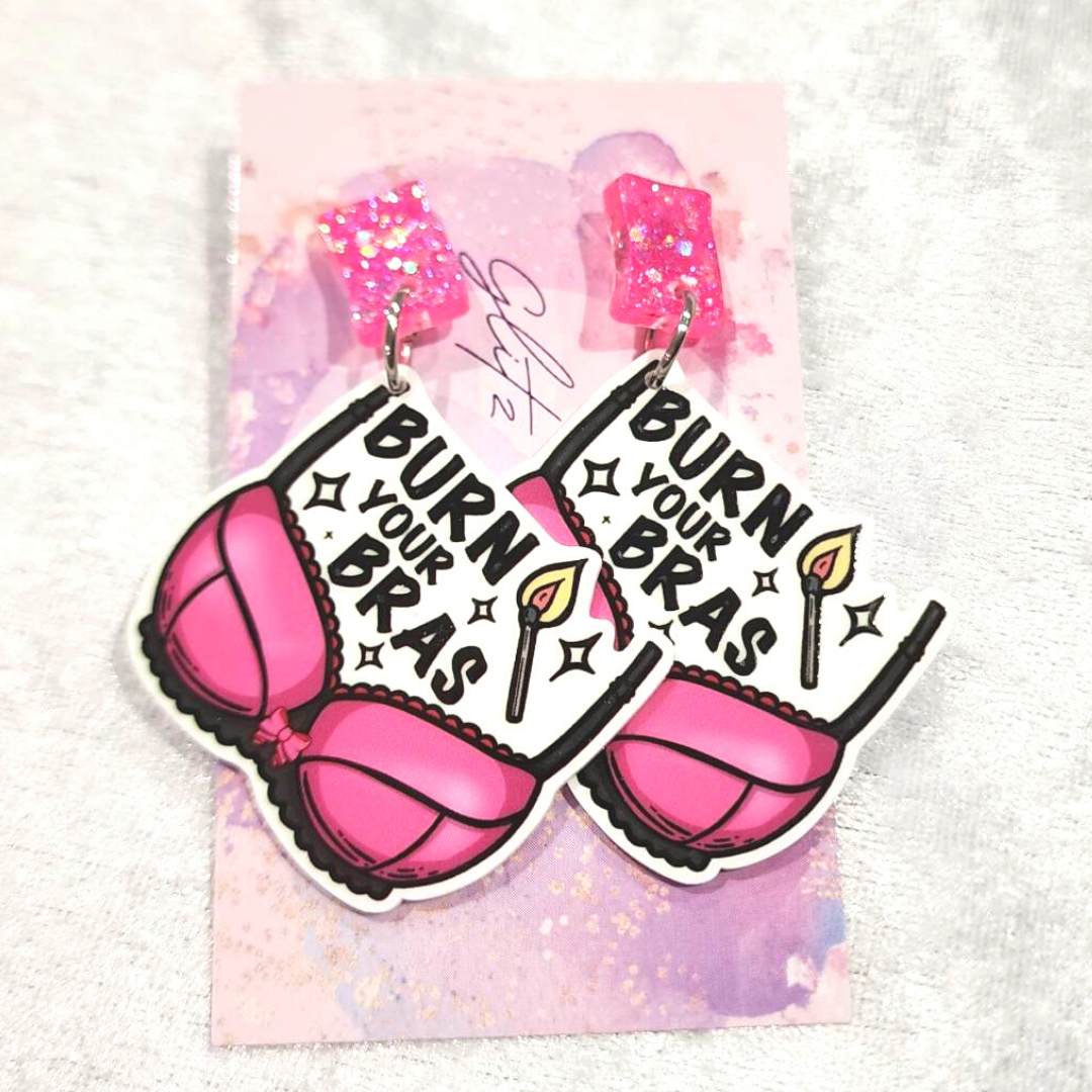 Burn Your Bras Earrings