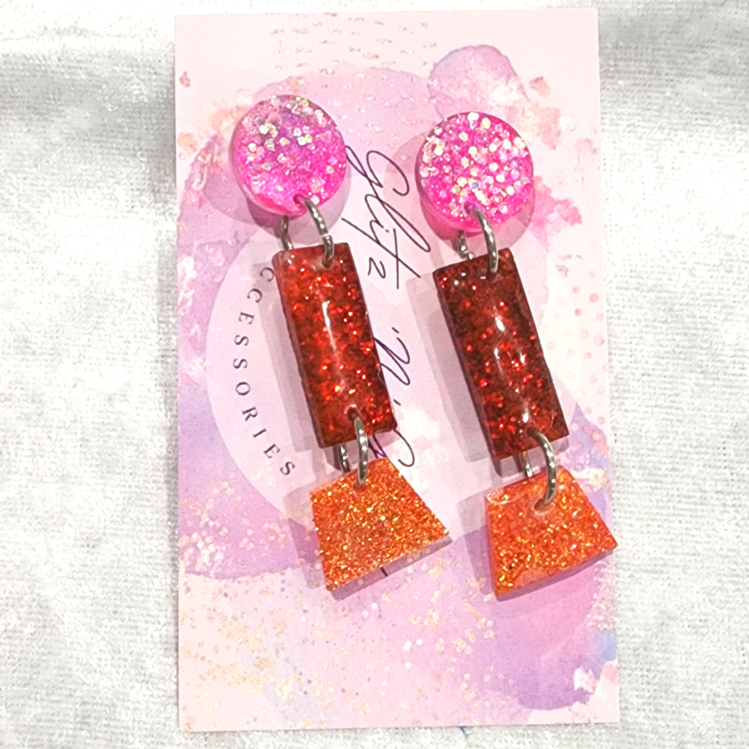 Mixed Shapes #35 Dangle Earrings