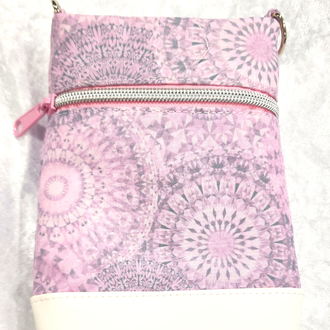 Pink Mandala Glitz Phone Bag