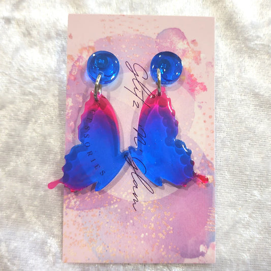 Butterfly Wing #23 Dangle Earrings