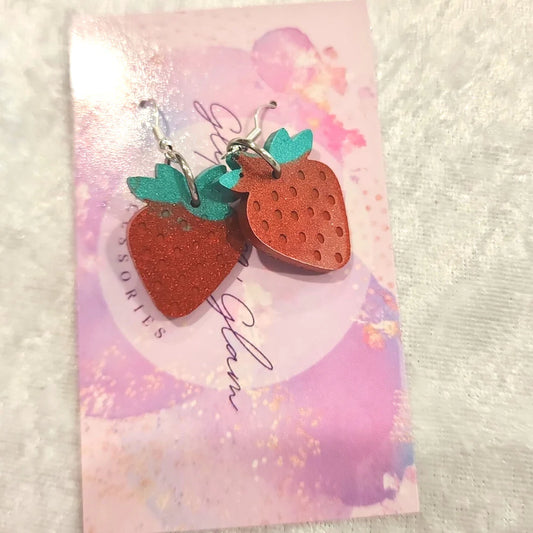 Strawberry Dangle #14 Earrings