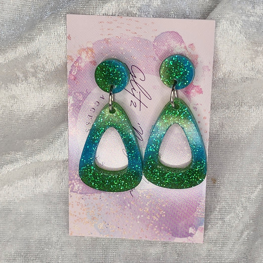 Hollow Droplet #23 Dangle Earrings