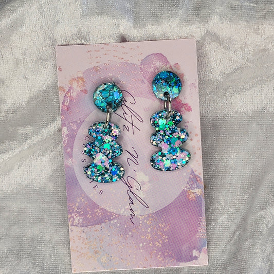 Jelly Blob #1 Dangle Earrings