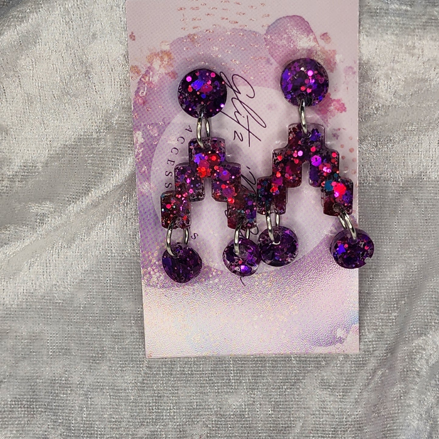 Abstract Arch #3 Dangle Earrings