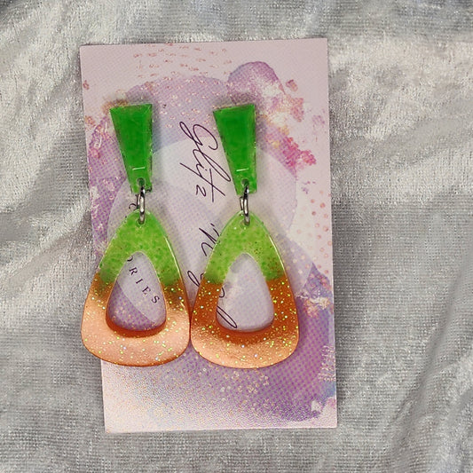 Hollow Droplet #26 Dangle Earrings