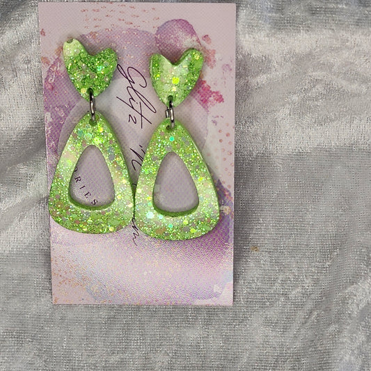 Hollow Droplet #2 Dangle Earrings