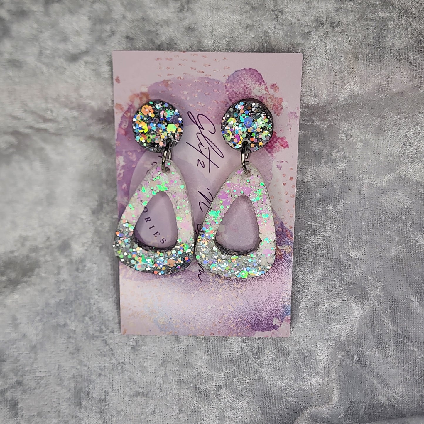 Hollow Droplet #27 Dangle Earrings