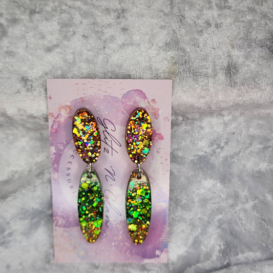 Oval Drop Short #1 Earrings