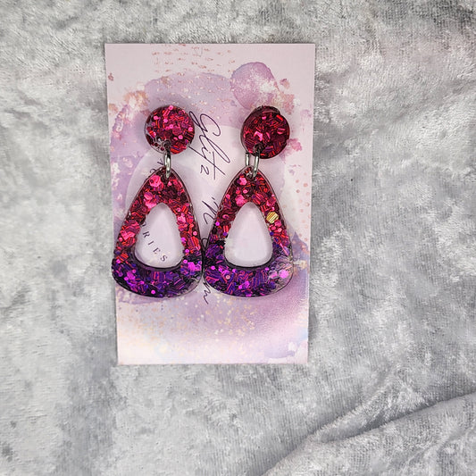 Hollow Droplet #28 Dangle Earrings