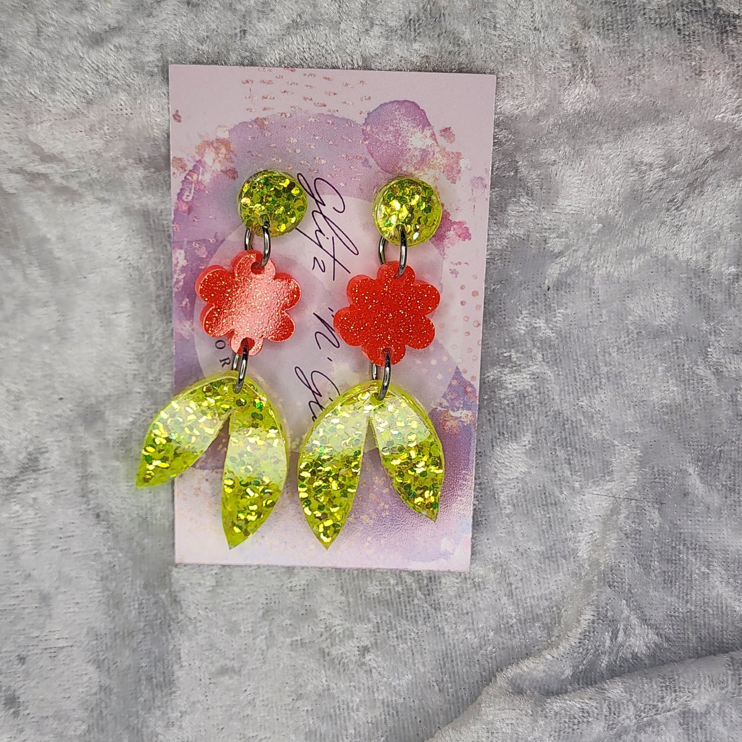 Petal #1 Dangle Earrings