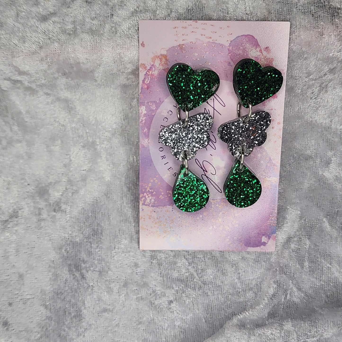 Mixed Shapes Drop #1 Dangle Earrings