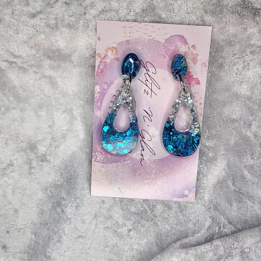 Hollow Droplet #5 Dangle Earrings